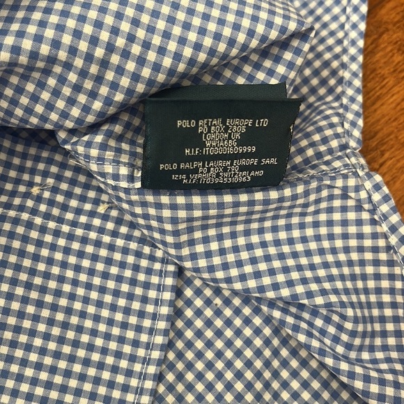 Ralph Lauren plaid Short Sleeves Shirt Size M - Picture 8 of 9